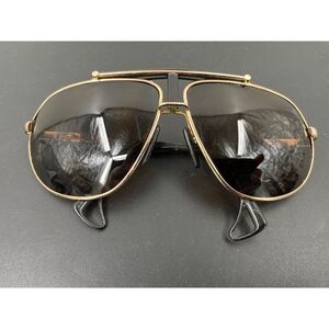 Jean Claude Killy 470 Aviator Eyeglasses 130 65 11 Gold Tone Made In France (M)
